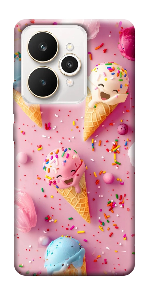 Чехол Веселое мороженое для Realme 15