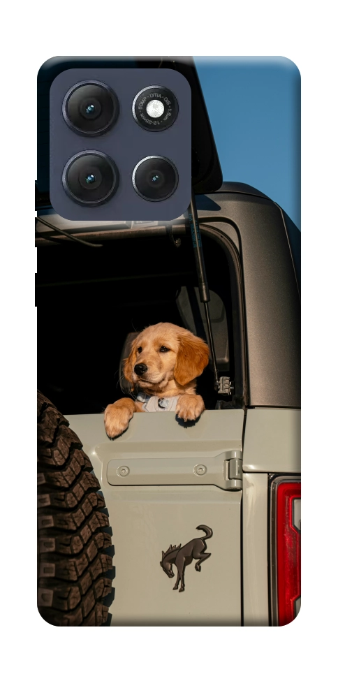Чехол Dog in the car для Motorola Moto G86 Power