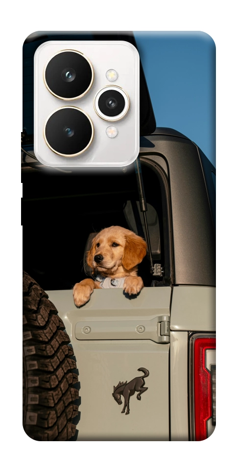 Чехол Dog in the car для Realme 15