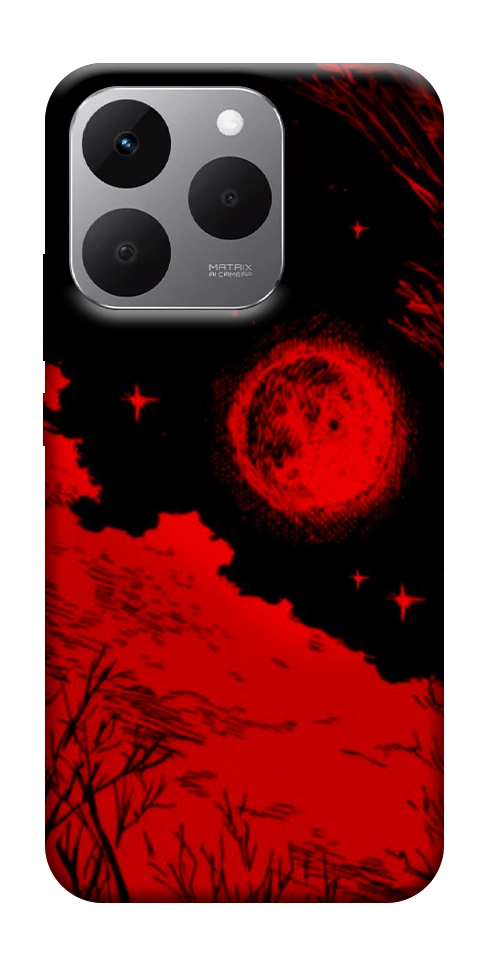 Чехол Кровавый закат солнца для Realme 15T