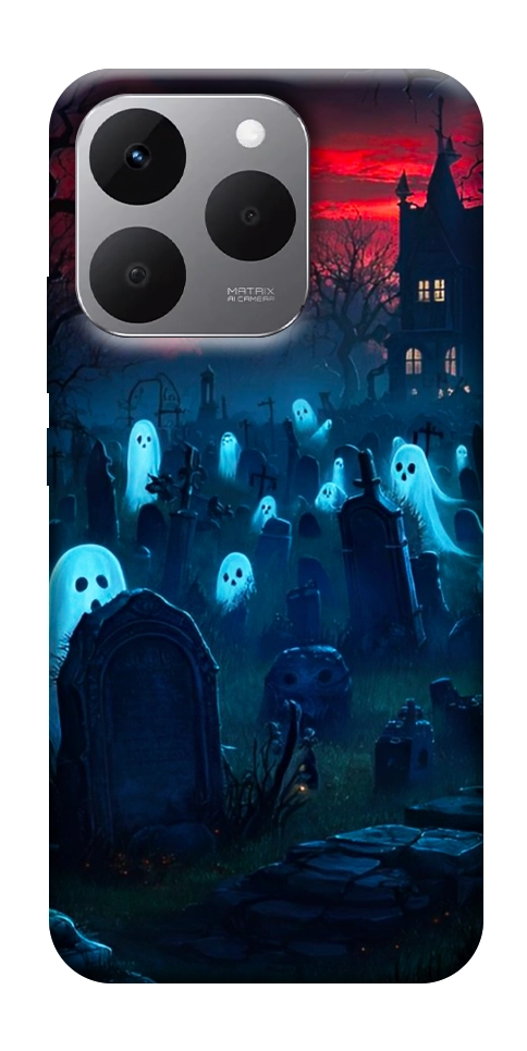 Чехол Летающие привидения для Realme 15T