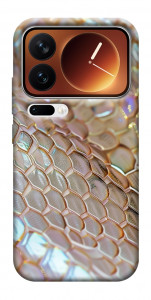 Чехол Gold snake skin для Xiaomi 17 Pro
