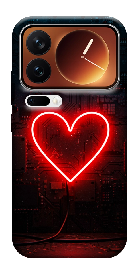 Чехол Яркое сердце для Xiaomi 17 Pro