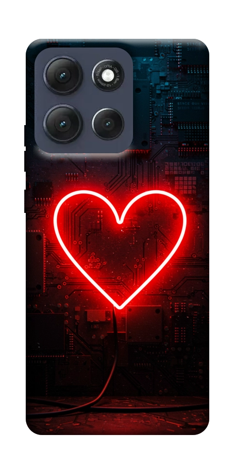Чехол Яркое сердце для Motorola Moto G86 Power