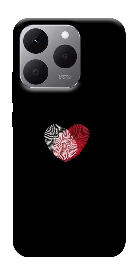 Чехол Fingerprint heart для Realme 15T