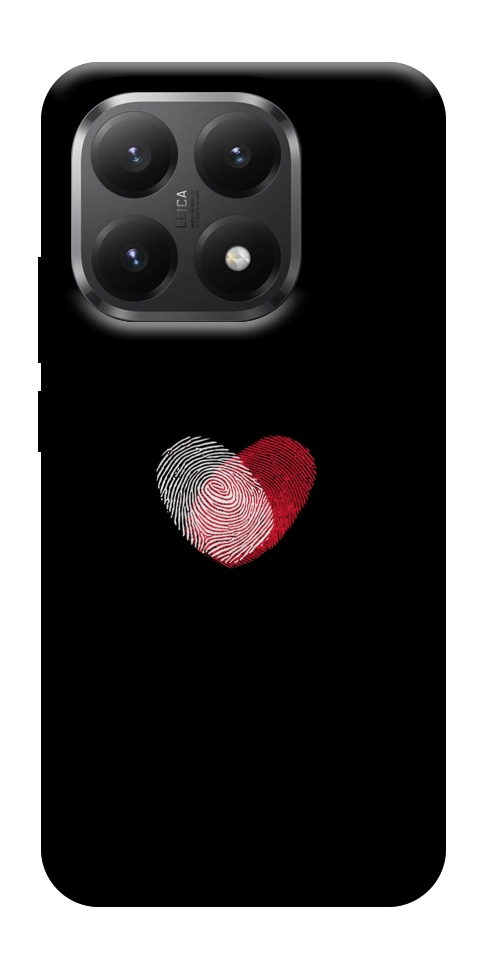 Чохол Fingerprint heart для Xiaomi 15T