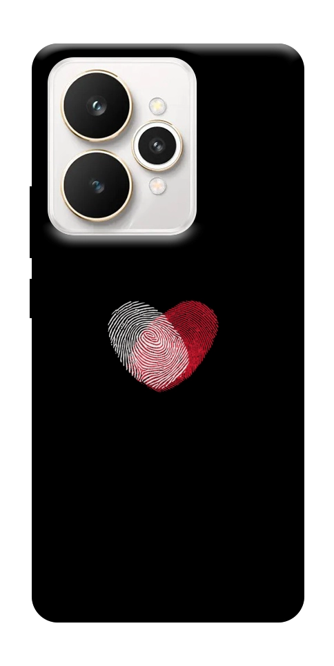 Чехол Fingerprint heart для Realme 15