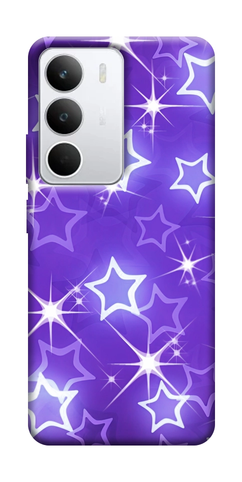 Чехол Purple sparkles для Realme C71