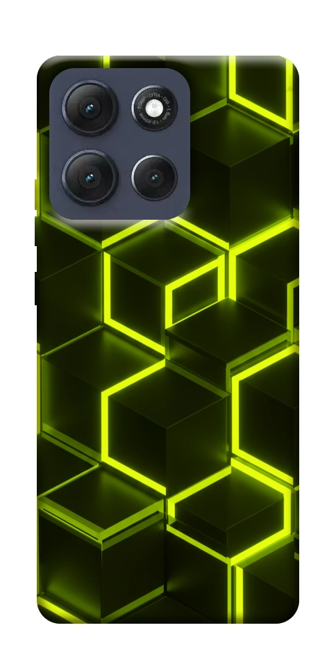 Чехол Neon hexagon для Motorola Moto G86 Power