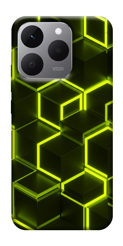 Чехол Neon hexagon для Realme 15T