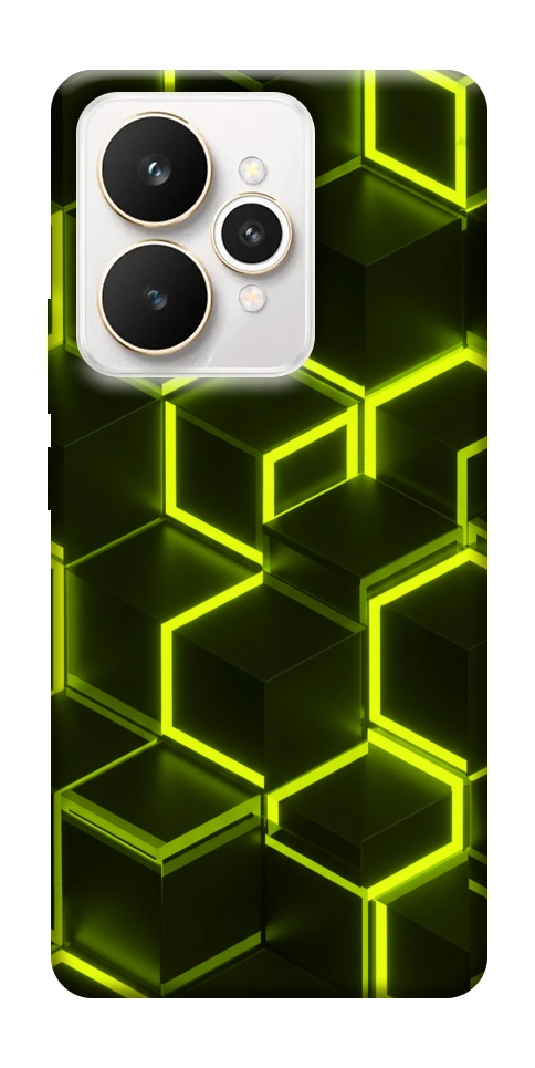 Чехол Neon hexagon для Realme 15
