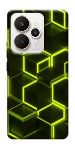 Чехол Neon hexagon для Realme 15