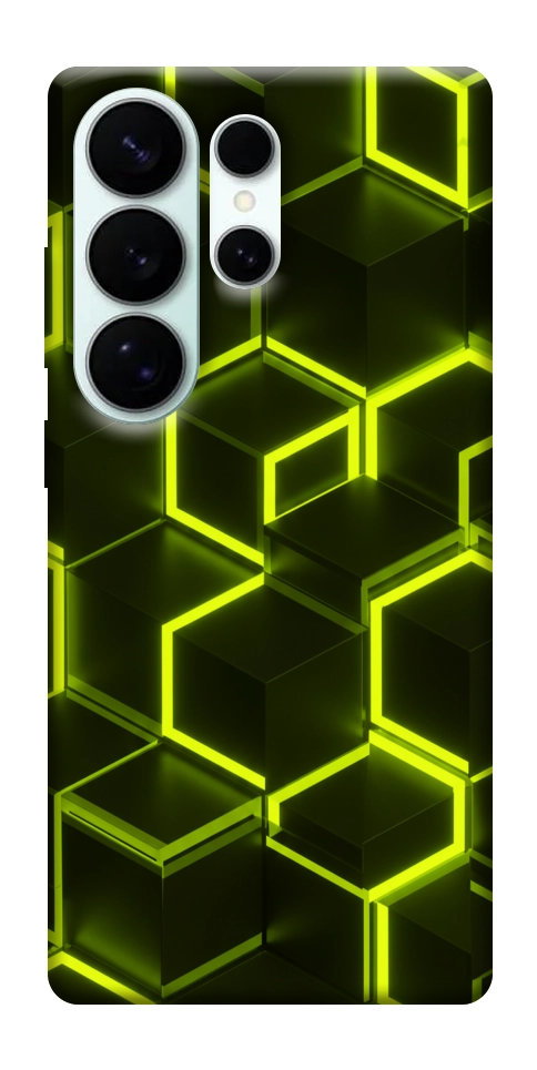 Чехол Neon hexagon для Galaxy S26 Ultra