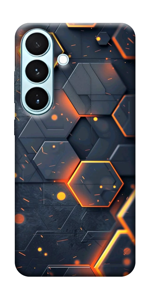 Чехол Burning hex pattern для Galaxy S26