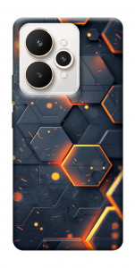Чехол Burning hex pattern для Realme 15