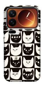 Чохол Котячі шахи для Xiaomi 17 Pro