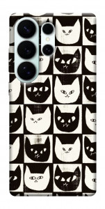 Чехол Кошачьи шахматы для Galaxy S26 Ultra