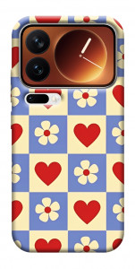 Чохол Серця-квіточки для Xiaomi 17 Pro