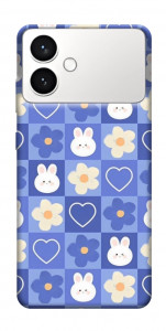 Чохол Кролики-квіточки для Galaxy S26+
