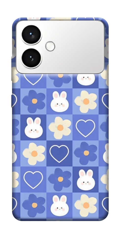 Чохол Кролики-квіточки для Galaxy S26 Edge