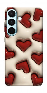 Чехол Выпуклые сердца для Galaxy S26