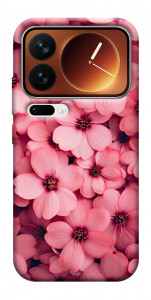 Чохол Pink flowers для Xiaomi 17 Pro