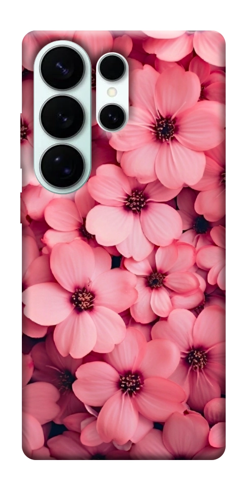 Чехол Pink flowers для Galaxy S26 Ultra