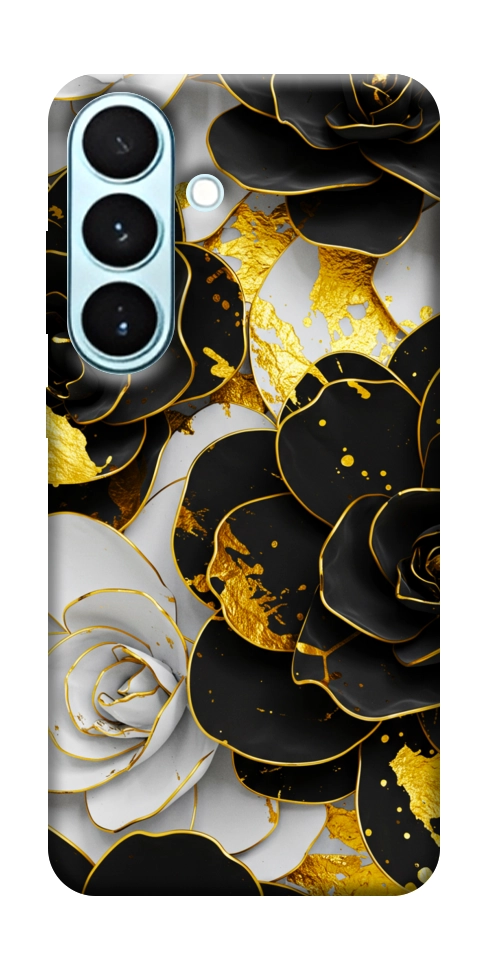 Чехол Flower black-white для Galaxy S26