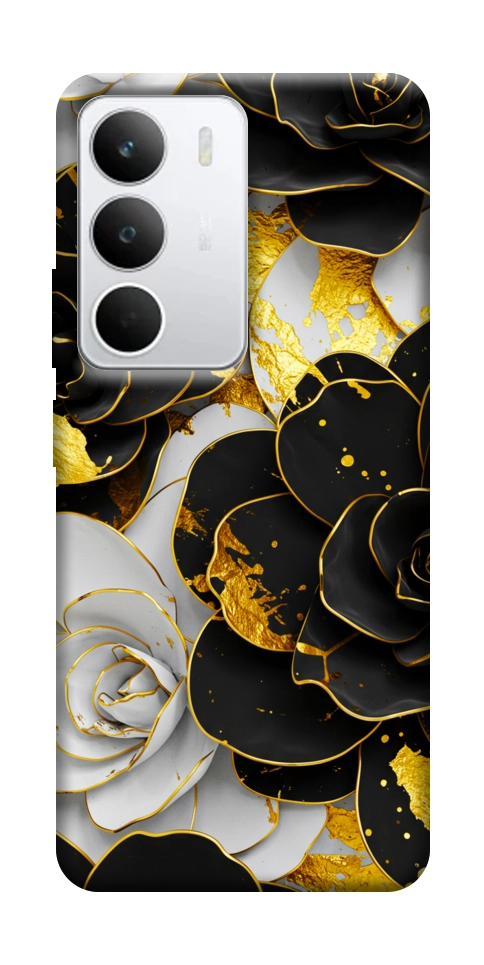 Чехол Flower black-white для Realme C71