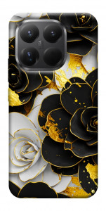 Чехол Flower black-white для Xiaomi 15T Pro