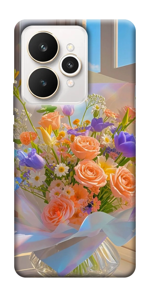 Чехол Яркий букет для Realme 15