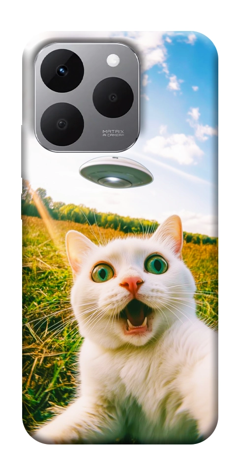 Чехол Ufo cat для Realme 15T
