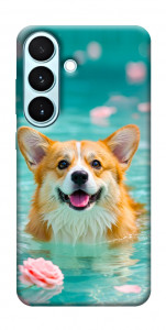 Чехол Swimming corgi для Galaxy S26