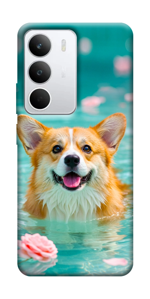 Чехол Swimming corgi для Realme C71