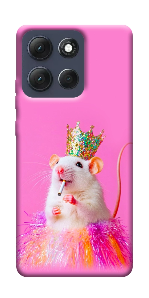 Чехол Гламурная крыса для Motorola Moto G86 Power
