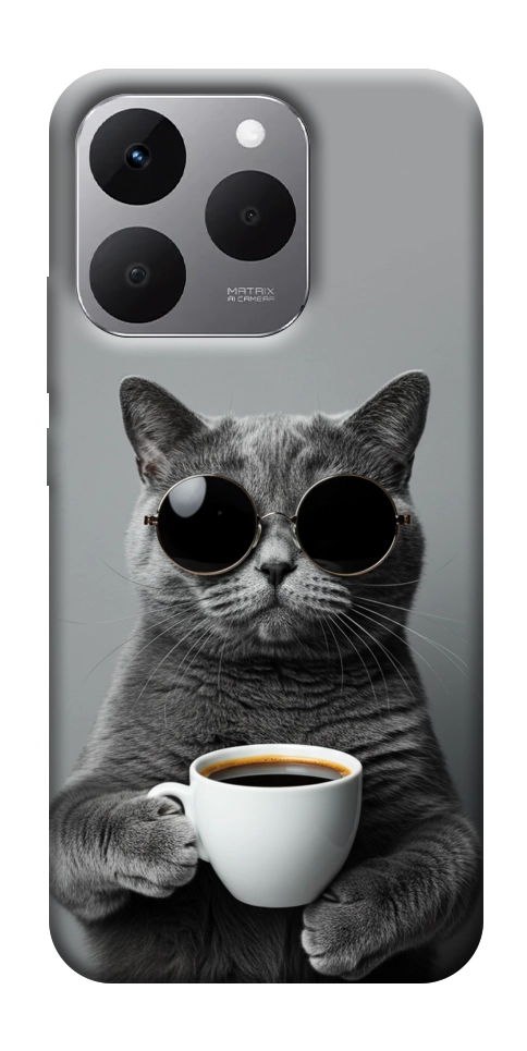 Чехол Grey cat coffee для Realme 15T