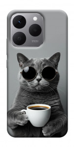 Чохол Grey cat coffee для Realme 15T