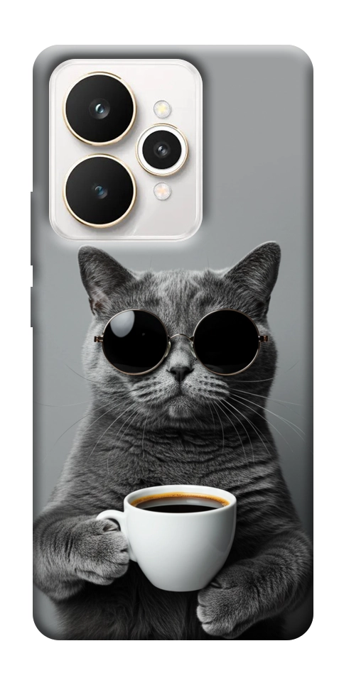 Чехол Grey cat coffee для Realme 15
