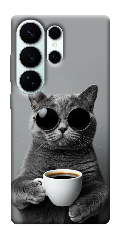 Чехол Grey cat coffee для Galaxy S26 Ultra