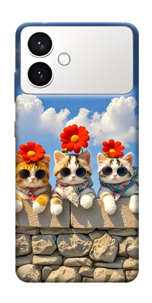 Чехол Flower cats для Galaxy S26+