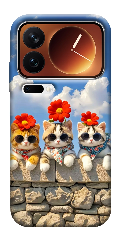 Чехол Flower cats для Xiaomi 17 Pro
