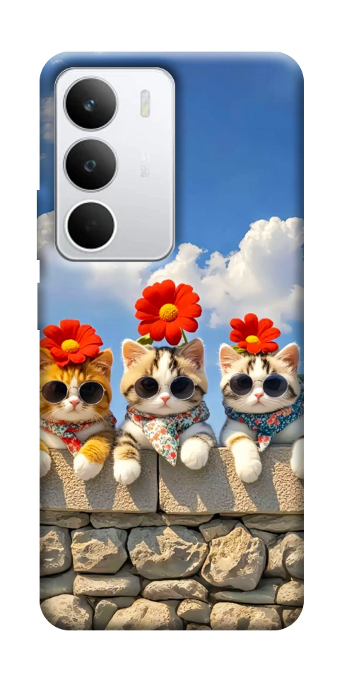 Чехол Flower cats для Realme C71
