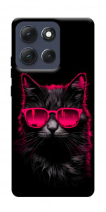 Чехол Cyberpunk cat для Motorola Moto G86 Power