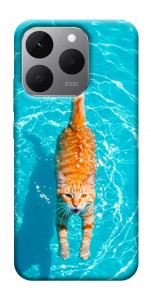 Чохол Cat swimming для Realme 15T