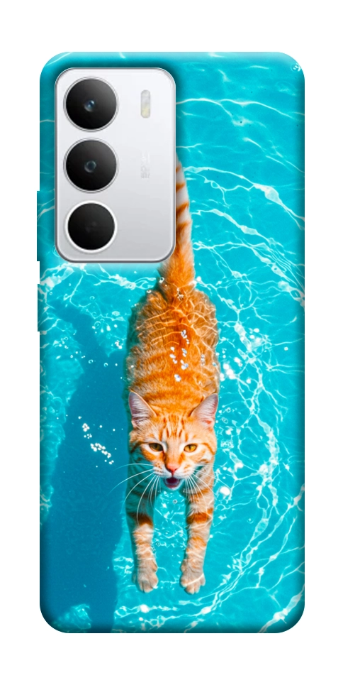 Чехол Cat swimming для Realme C71