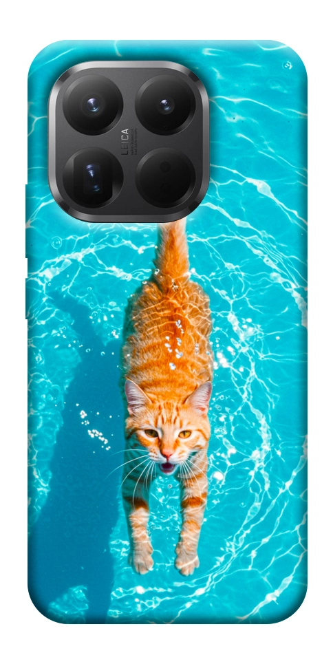 Чехол Cat swimming для Xiaomi 15T Pro