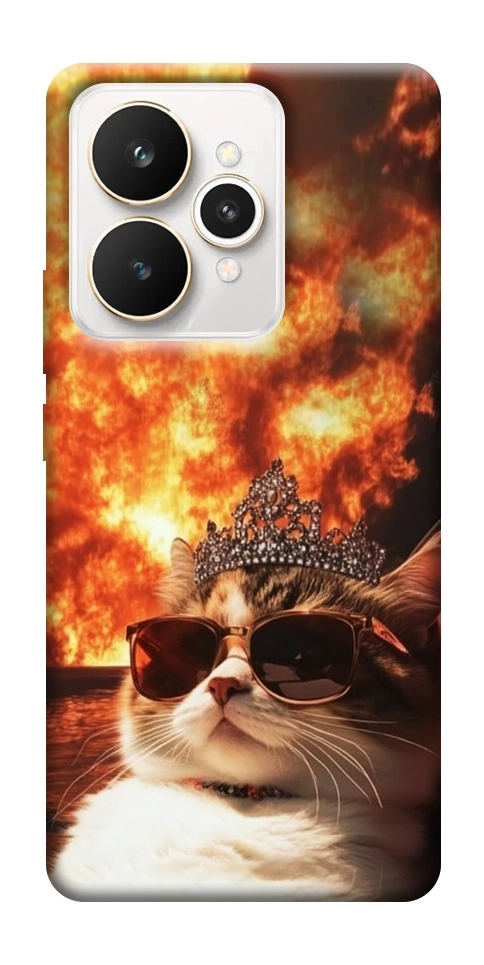 Чехол Cat explosion для Realme 15