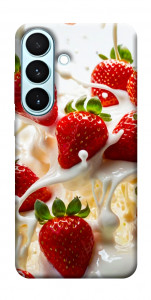 Чехол Strawberry and cream для Galaxy S26