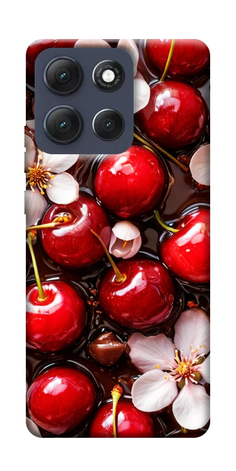 Чехол Черешня для Motorola Moto G86 Power