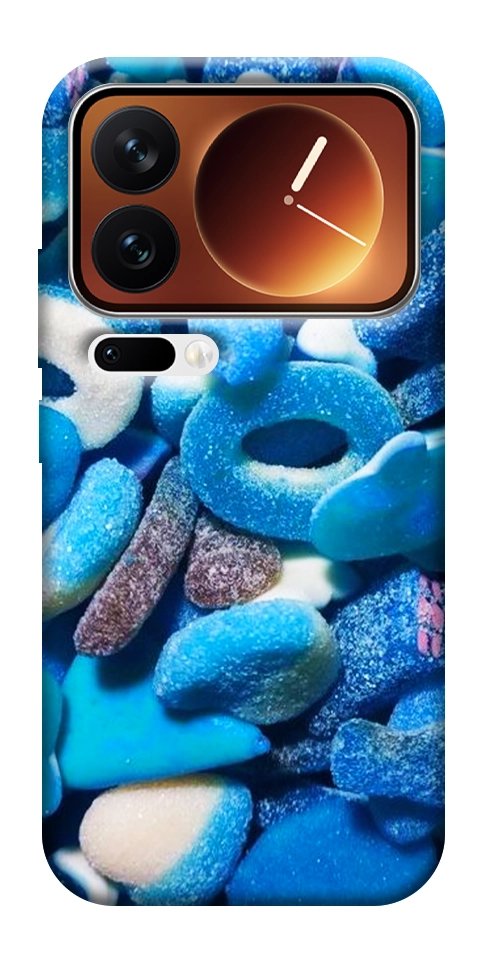 Чехол Синий мармелад для Xiaomi 17 Pro